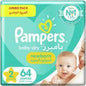 Jumpo pack pampers 64 diaper 2 , 3- 8 kg small