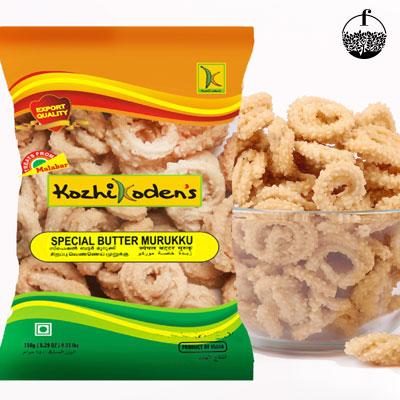 KOZHIKODENS SPICAL BUTTER MURUKKU 50 GM