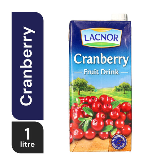 Lacnor Essentials Cranberry Juice, 1L