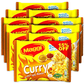 Maggi 2 minutes noodles curry, pack of 10 (10 x 79g)