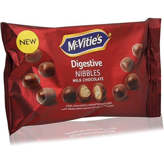 Mcvities digestive nibbles milk choclate 45gm