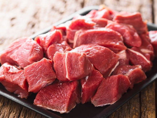 Medium Pakistani Boneless Beef Cubes 250g