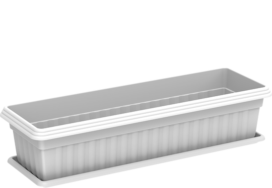 Cosmoplast 30" RECTANGULAR PLANTER WITH TRAY