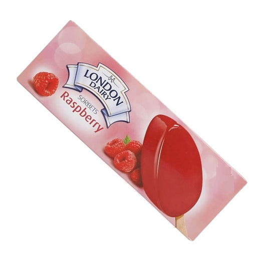 London Dairy Sorbet Raspberry Ice Cream Stick, 90ml