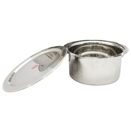 Raj steel tope + lid 17 cm
