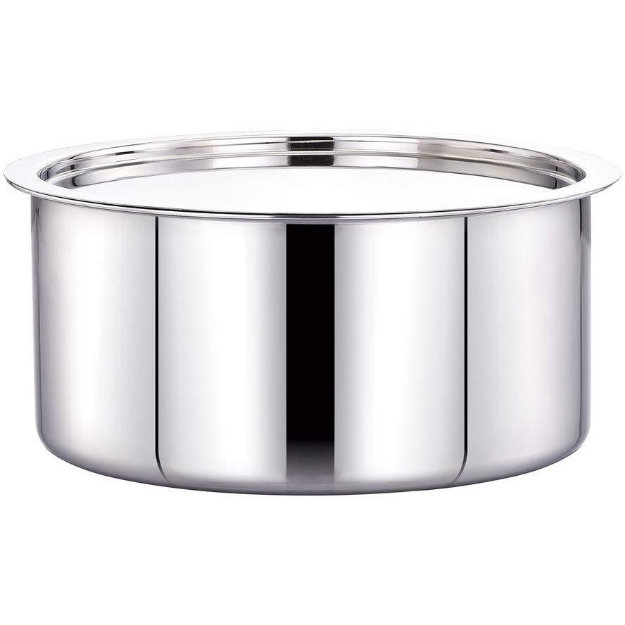 Raj steel tope + lid 18 cm