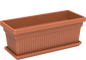 Cosmoplast 24" RECTANGULAR PLANTER WITH TRAY