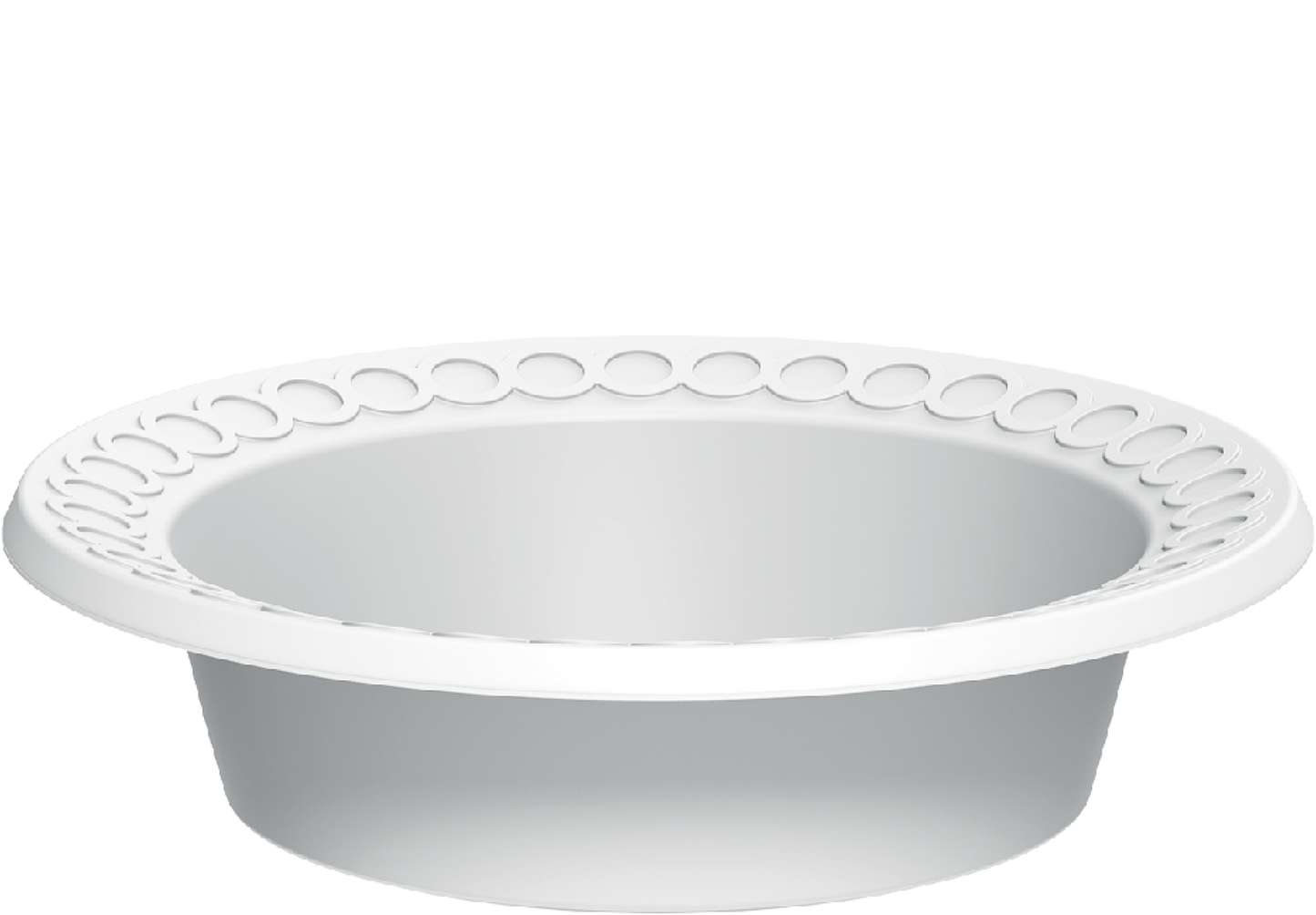 Cosmoplast 15 OZ PACK OF 25 PLASTIC ROUND BOWLS