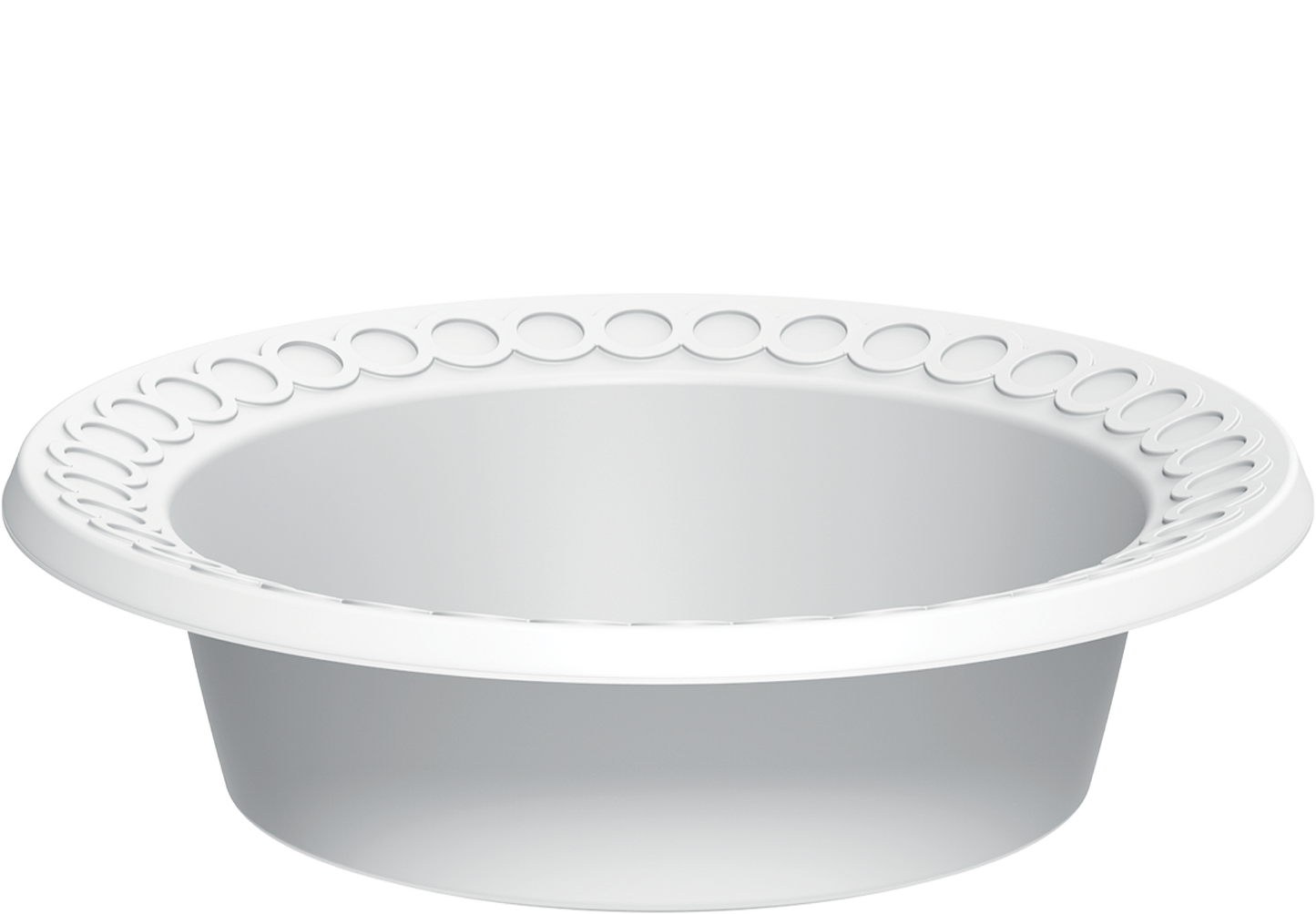 Cosmoplast 19 OZ PACK OF 25 PLASTIC ROUND BOWLS