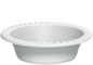 Cosmoplast 12 OZ PACK OF 25 PLASTIC ROUND BOWLS