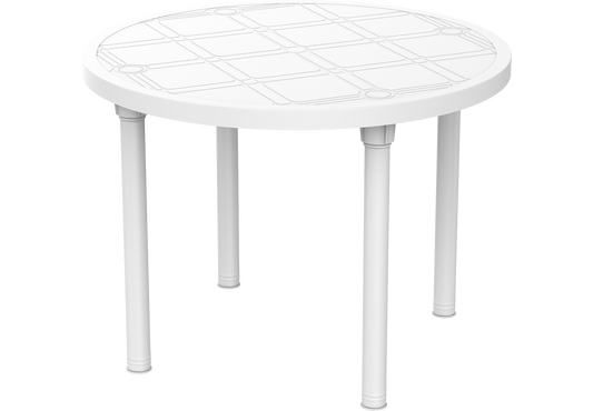 Cosmoplast ROUND GARDEN TABLE 90 CM