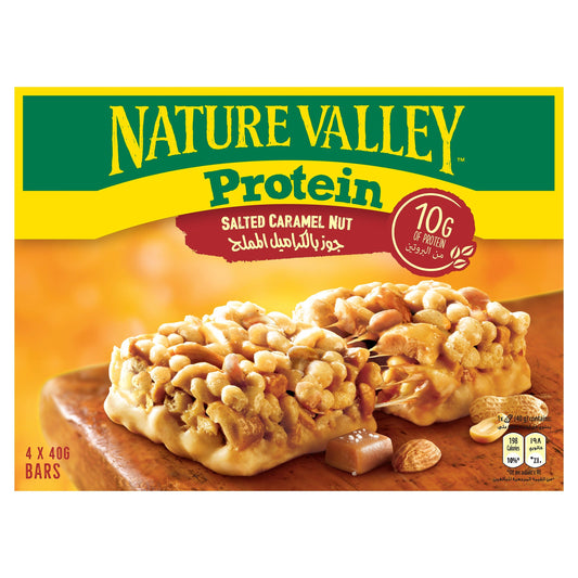 Nature Valley Salted Caramel Nuts Protein Bar, 4x40g