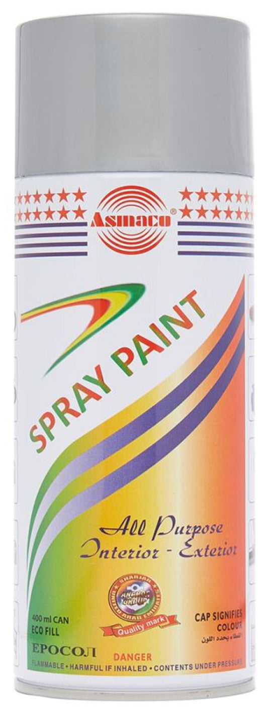 Asmaco Spray Paint Silver 400 ml
