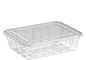 Cosmoplast 1250 ML PACK OF 10 CLEAR UT225 CONTAINERS WITH FLAT LIDS