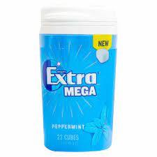 Wrigleys extra mega pappermint 23 cubes