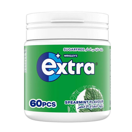 Extra Gum Spearmint Sugar Free Chewing Gum 60 Pellets, 84g