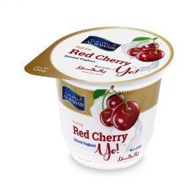 Al rawabi red cherry yoghurt 130 gm