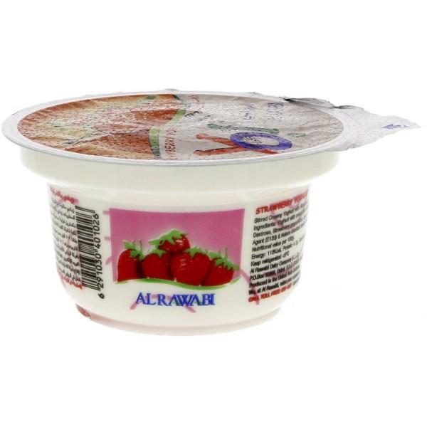 Al rawabi strawbery strred yoghurt 130 gm