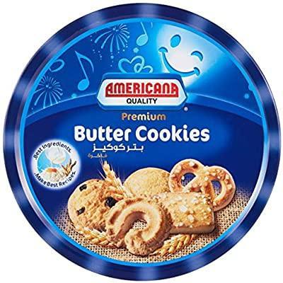 Americana quility butter cookies tin 454 gm
