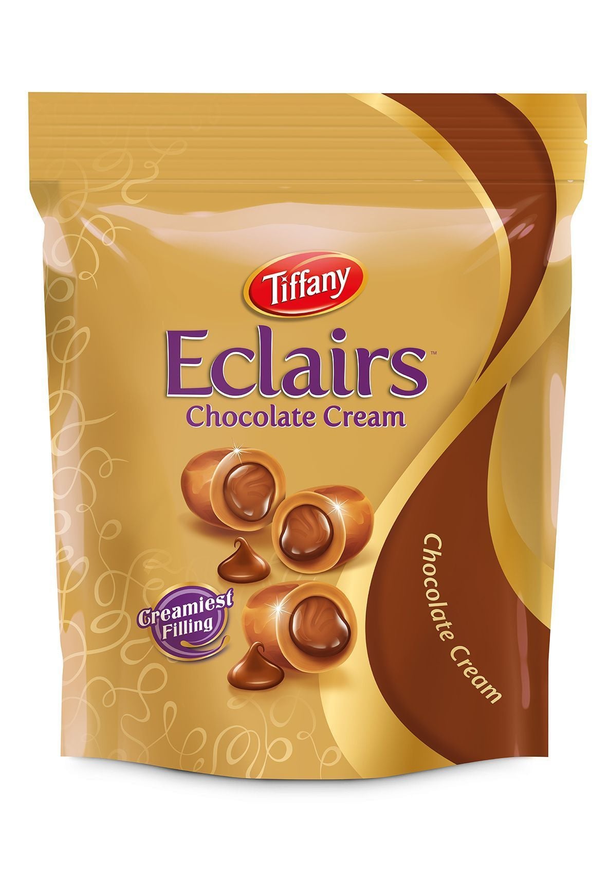 Tiffany Eclairs Caramels Filled with Chocolate Cream, 550g