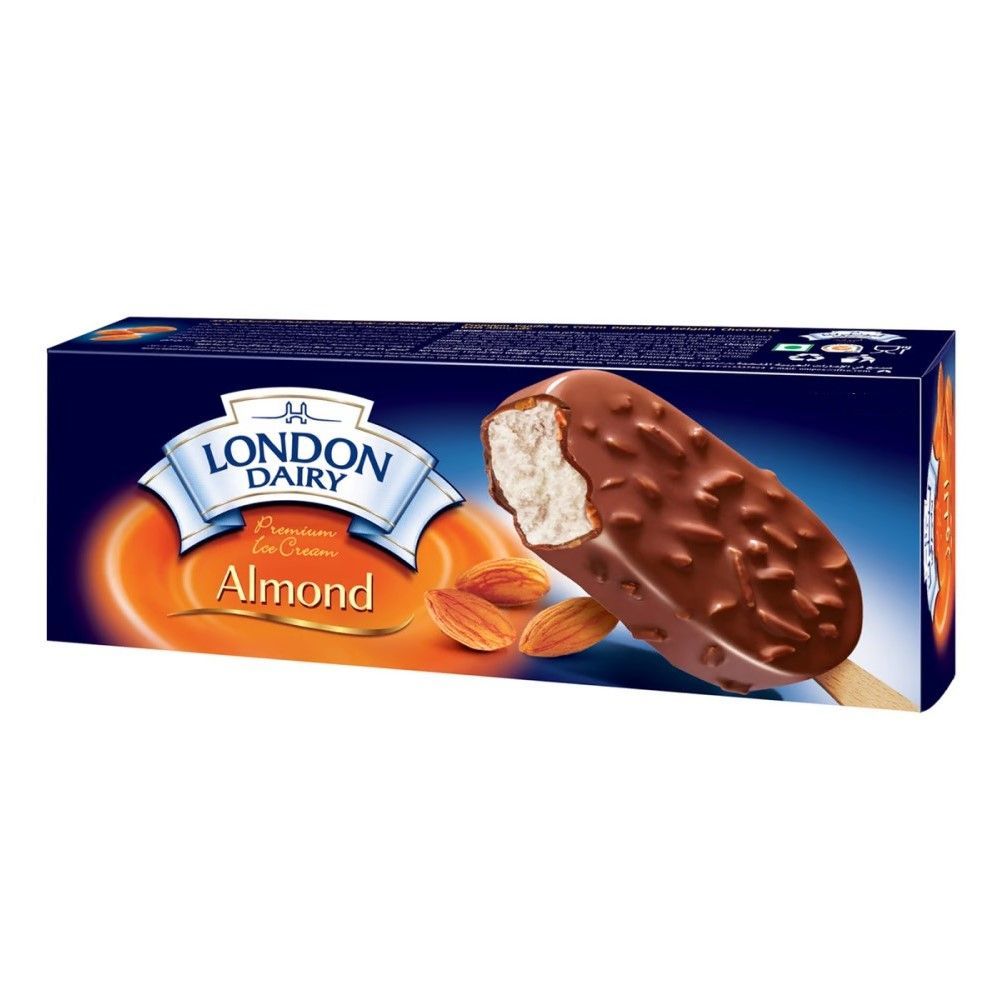 London Dairy Almond Ice Cream Stick, 100ml