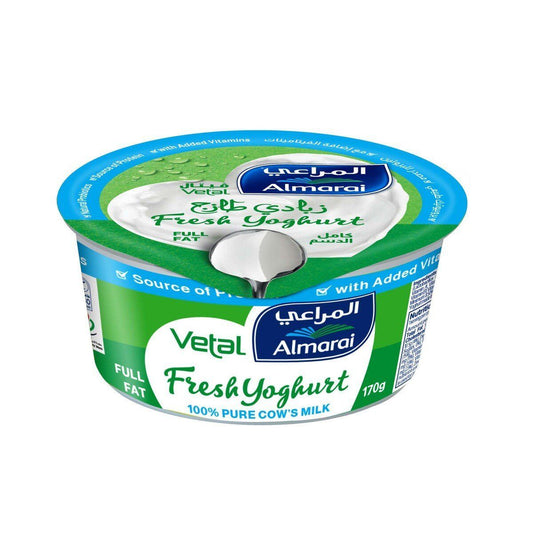 Almarai Vetal Full Fat Fresh Yoghurt, 170g