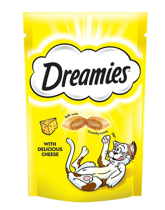 Dreamies Cat Treats with Cheese, 60g
