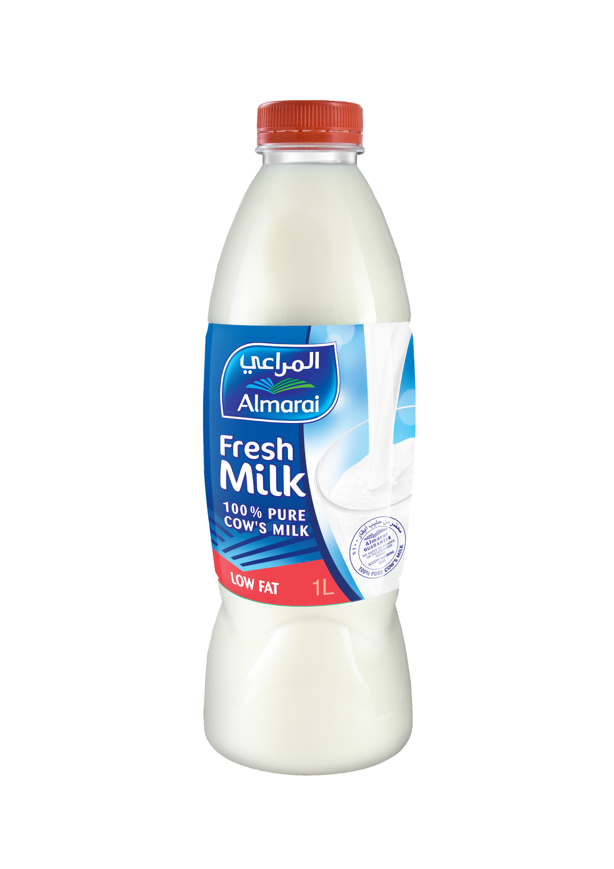 Almarai Low Fat Fresh Milk Bottle, 1L