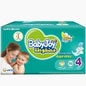 BabyJoy Compressed Diamond Pad Diaper, Jumbo Box Large Size 4, Count 96, 10 - 18 Kg