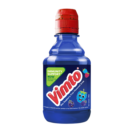 Vimto Blue Raspberry Flavor Fruit Flavored Drink, 250ml