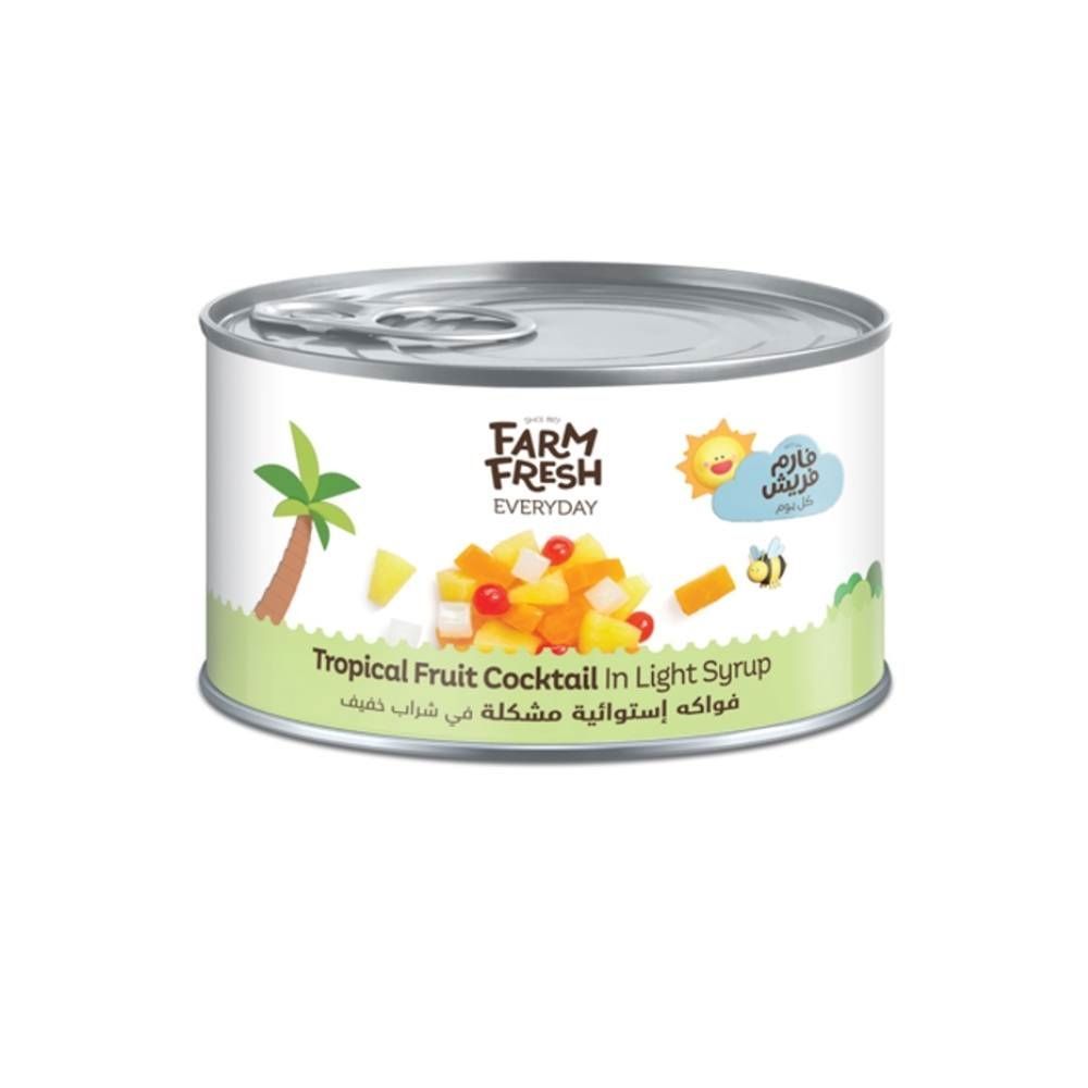 Farm Fresh Tropical Fruit Cocktail in Light Syrup, 227g