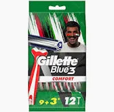 Gillette Blue 3 Comfort Disposable Men's Razors 9+3