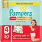 Pampers Ultimate Comfort Pants Diapers, Size 4, 9-14kg, Lotion infused with Aloe Vera and Vitamin E, Cottony Soft Fit for up to 100% Leakage Protection, Super Saving Pack, 100 Count
