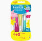 Gillette Venus Tropical Disposable Razor, 4+2 Count