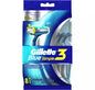 Gillette Blue Simple3 Disposable Razors, 8 Razors