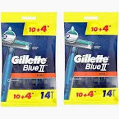 Gillette Blue Ii PlUS Men's Disposable Razors, 14 Count