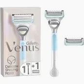 Gillette Bikini Skin Care Women's Razor + 2 Razor Blade Refill with Precision Trimmer