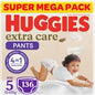 Huggies, Extra Care Culottes, Size 5, 12-17 kg, Super Mega Pack, 136 Diaper Pants