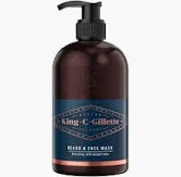 Gillette Men’s Beard and Face Wash with Coconut Water Argan Oil and Avocado Oil 350 ml - Packaging May Vary